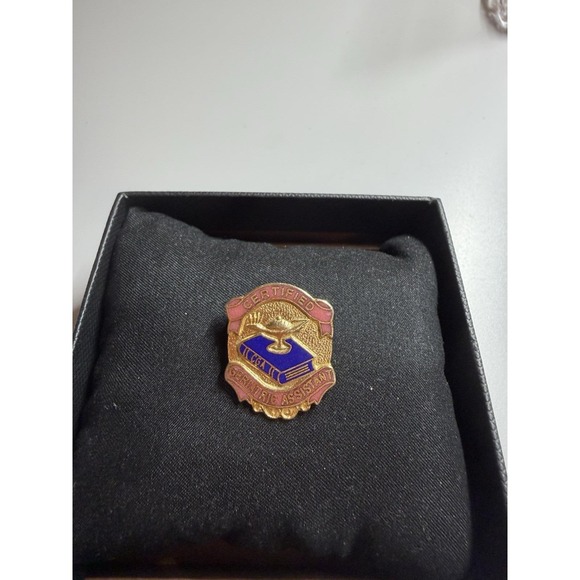 Jewelry - Certified Geriatric Assistant Lapel Pin Medical Emblem Professional